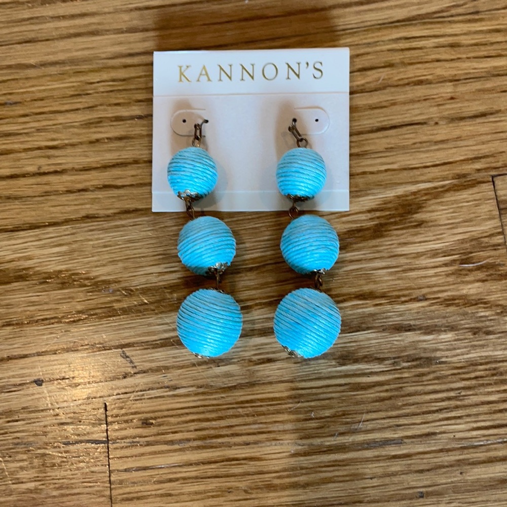 Kannon’s blue earrings
